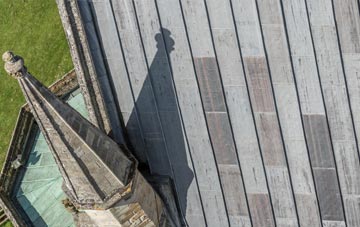 Newton With Scales lead roof considerations